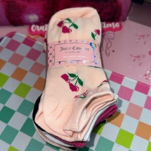 {Juicy Couture} Pink No Show Socks 10 Pairs